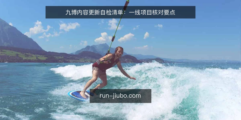 九博内容更新自检清单:一线项目核对要点 — 需要留意的信号 配图
