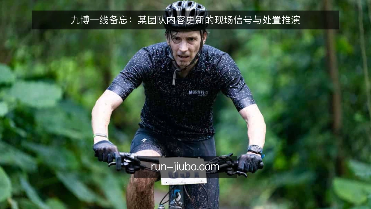 九博一线备忘：某团队内容更新的现场信号与处置推演